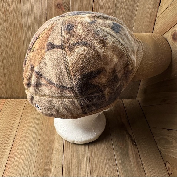 Carhartt Men's Force Griggs Fleece Visor Cap Camo Tan Unique Hard to Find - Picture 4 of 7